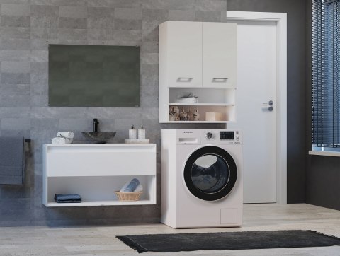 TOP E SHOP Szafka nad pralkę POLA MINI DK 64x30xH90 biel