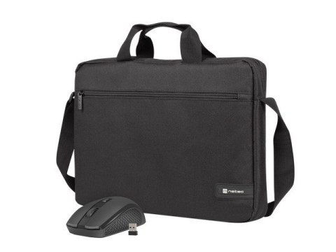 NATEC NATEC TORBA DO LAPTOPA WALLAROO 2 15.6" Z MYSZKĄ BEZPRZEWODOWĄ NTO-2051 NATEC NATEC TORBA DO LAPTOPA WALLAROO 2 15.6" Z MYSZKĄ BEZPRZEWODOWĄ NTO-2051