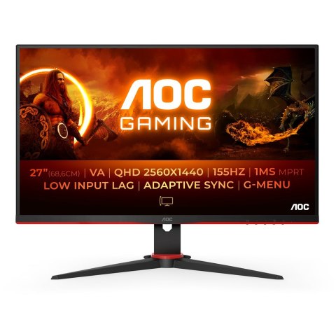 AOC MONITOR AOC LED 27" Q27G2E/BK 155Hz