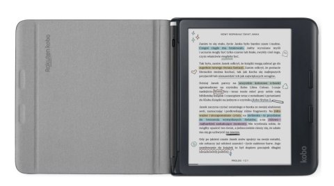 KOBO Etui Kobo Libra Colour Notebook SleepCover Case Black KOBO Etui Kobo Libra Colour Notebook SleepCover Case Black