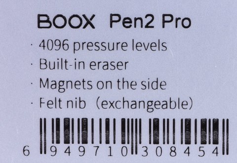 ONYX Onyx Boox Pen 2 Pro rysik z gumką Czarny