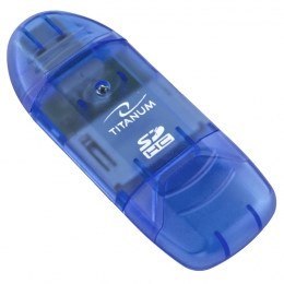 TITANUM Czytnik kart TITANUM TA101B (Zewnętrzny; MicroSDHC, miniSD, MMC, SD, SDHC)