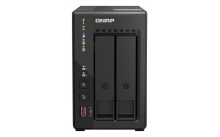 QNAP Qnap TS-253E-8G, Tower, 2 x 2.5"/3.5" SATA, Intel Celeron J6412 4C/4T, 8 GB DDR4 onboard not expandable, 2 x 2.5GbE, External ad