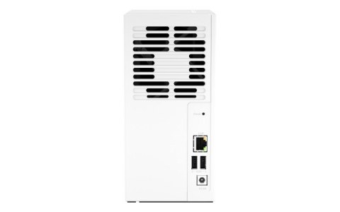 QNAP Qnap TS-233, Tower, 2 x 2.5"/3.5" SATA, ARM 2.0GHz Quad core, 2GB, 1 x 1GbE, External adapter (PSU)