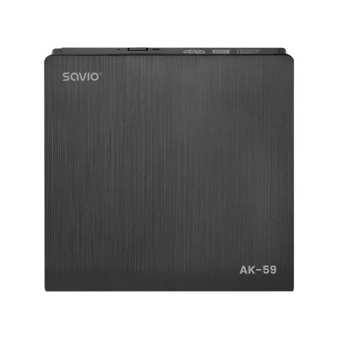 SAVIO SAVIO NAGRYWARKA ZEWNĘTRZNA TYPU SLIM CD/DVD R/RW - USB C/USB-A, AK-59 SAVIO SAVIO NAGRYWARKA ZEWNĘTRZNA TYPU SLIM CD/DVD R/RW - USB C/USB-A, AK-59