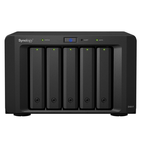 Synology Expansion unit Synology DX517; Tower; 5x (3.5"/2.5" SATA HDD/SSD) Synology Expansion unit Synology DX517; Tower; 5x (3.5"/2.5" SATA HDD/SSD)