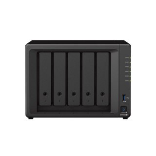 Synology NAS Synology DS1522+; Tower; 5x (3.5" SATA HDD); AMD Ryzen R1600; 8 GB DDR4 ECC SODIMM (max. 32GB), 4 x 1GbE RJ-45