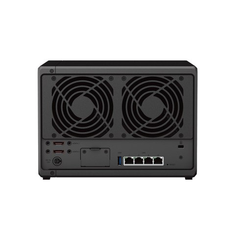 Synology NAS Synology DS1522+; Tower; 5x (3.5" SATA HDD); AMD Ryzen R1600; 8 GB DDR4 ECC SODIMM (max. 32GB), 4 x 1GbE RJ-45