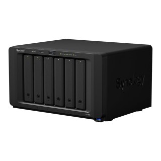 Synology NAS Synology DS1621+; Tower; 6x (3.5"/2.5" SATA HDD/SSD); AMD Ryzen V1500B, 4 GB DDR4 (max. 32GB),4 x 1GbE RJ-45