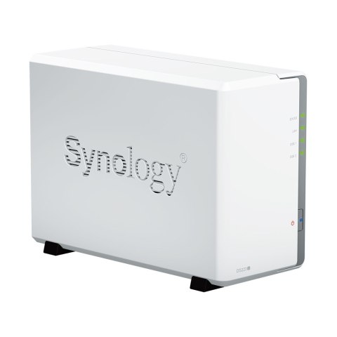 Synology NAS Synology DS223j; Tower; 2x (3.5" SATA HDD); Realtek RTD1619B; ,1 GB DDR4, 1x 1GbE RJ-45