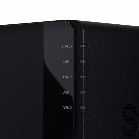 Synology NAS Synology DS224+; Tower; 2x (3.5" SATA HDD); Intel Celeron J4125;,2GB DDR4 (max. 6GB), 2x 1GbE RJ-45