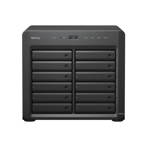 Synology NAS Synology DS3622xs+; Tower; 12x (3.5"/2.5" SATA HDD/SSD); Intel Xeon D-1531;,16 GB DDR4 ECC SODIMM (max. 48GB),2 x 1GbE RJ-45