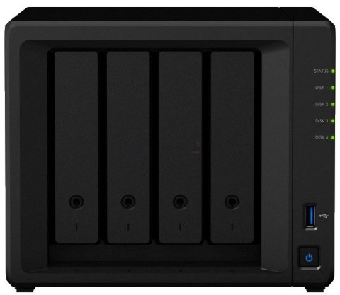 Synology NAS Synology DS423+, Tower, 4x (3.5" SATA/HDD), 2 x M.2, Intel Celeron J4125, 2 GB DDR4 ECC SODIMM (max. 6GB), 2x 1GbE RJ-45, 2x