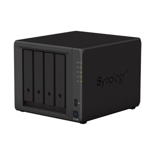 Synology NAS Synology DS923+; Tower; 4x (3.5" SATA HDD); AMD Ryzen R1600; 4 GB DDR4 ECC SODIMM (max. 32GB), 2x 1GbE RJ-45
