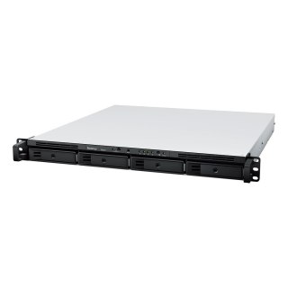 Synology NAS Synology RS822+; 1U RACK; 4x (3.5" SATA HDD/2.5" SATA SSD); AMD Ryzen V1500B; 2 GB DDR4 ECC SODIMM (max. 32GB), 4x 1GbE RJ-4