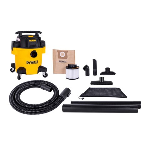 DeWalt Odkurzacz sucho/mokro 20L z gniaz.elek. AT-DXV20PTA