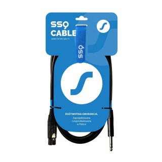SOUND STATION QUALITY (SSQ) SSQ XLRJS1 - XLR żeński / Jack stereo 6,3mm