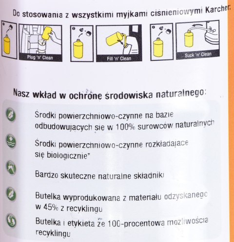 KARCHER Środek do czyszczenia plastiku KARCHER 3w1 1L 6.295-758.0