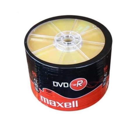 Maxell MAXELL DVD-R 4,7GB 50 szt w opakowaniu SHRINK. Prędkość zapisu 16X, 120 min. Przeznaczenie nagrywanie Multimediów. Maxell MAXELL DVD-R 4,7GB 50 szt w opakowaniu SHRINK. Prędkość zapisu 16X, 120 min. Przeznaczenie nagrywanie Multimediów.
