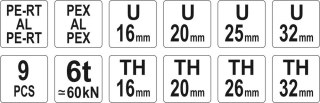 YATO Praska YATO Pex-Al -Pex YT-21735