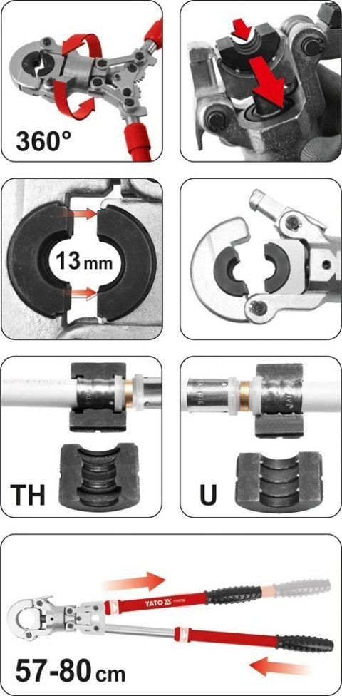 YATO Praska YATO Pex-Al -Pex YT-21735