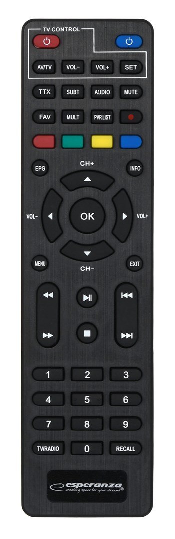 Esperanza ESPERANZA TUNER DVB-T2 H.265/HEVC EV106P Esperanza ESPERANZA TUNER DVB-T2 H.265/HEVC EV106P