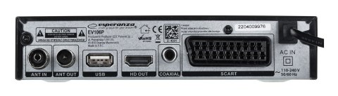 Esperanza ESPERANZA TUNER DVB-T2 H.265/HEVC EV106P Esperanza ESPERANZA TUNER DVB-T2 H.265/HEVC EV106P