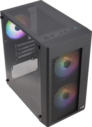 Aerocool OBUDOWA AEROCOOL PGS HEXFORM-G-BK-V2 FRGB