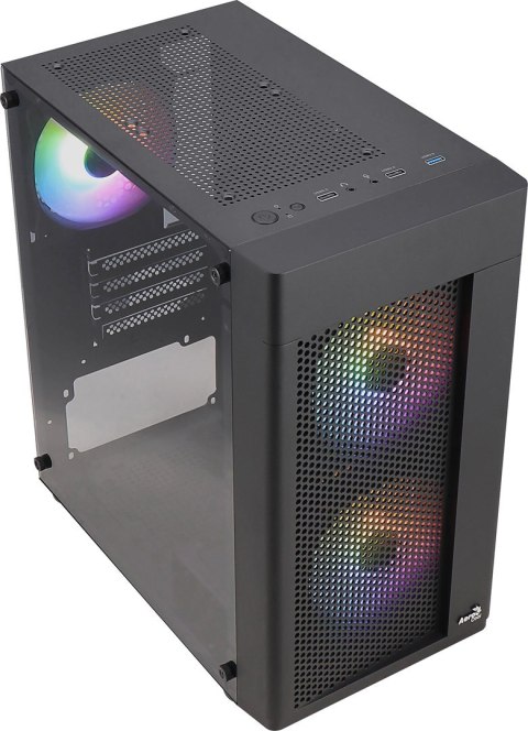 Aerocool OBUDOWA AEROCOOL PGS HEXFORM-G-BK-V2 FRGB Aerocool OBUDOWA AEROCOOL PGS HEXFORM-G-BK-V2 FRGB