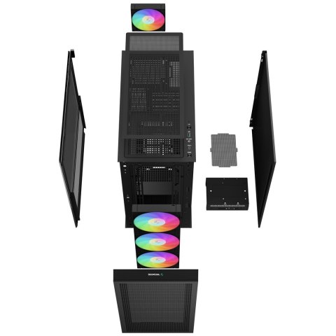 DEEPCOOL Obudowa DeepCool CH560 ARGB BK
