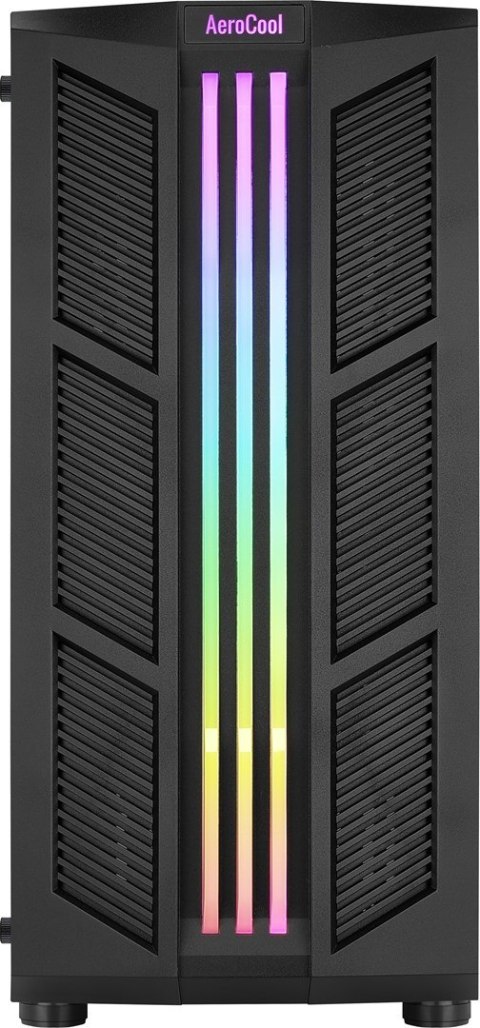 Aerocool OBUDOWA AEROCOOL PGS PRIME-G-BK-v1 RGB czarna Aerocool OBUDOWA AEROCOOL PGS PRIME-G-BK-v1 RGB czarna