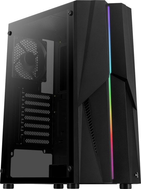 Aerocool Obudowa AEROCOOL PGS MECHA-G-BK-v1 RGB czarna Aerocool Obudowa AEROCOOL PGS MECHA-G-BK-v1 RGB czarna