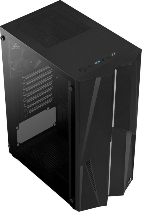 Aerocool Obudowa AEROCOOL PGS MECHA-G-BK-v1 RGB czarna Aerocool Obudowa AEROCOOL PGS MECHA-G-BK-v1 RGB czarna
