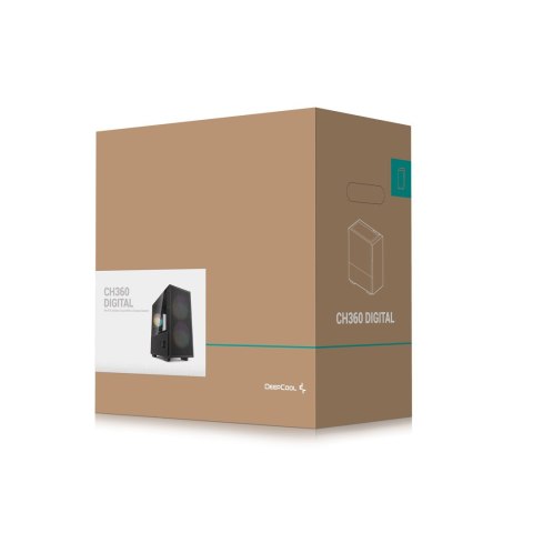 DEEPCOOL OBUDOWA DeepCool CH360 DIGITAL (R-CH360-BKAPE3D-G-1)