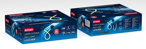 Activejet Lampa ścienna LED Activejet AJE-AJE-LIVIO WW