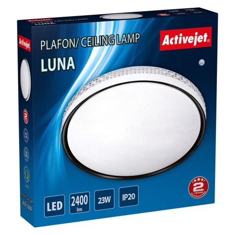 Activejet Nowoczesny plafon sufitowy LED Activejet LUNA 23W