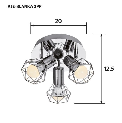 Activejet Plafon Activejet AJE-BLANKA 3PP (120 W; E14 x 3)