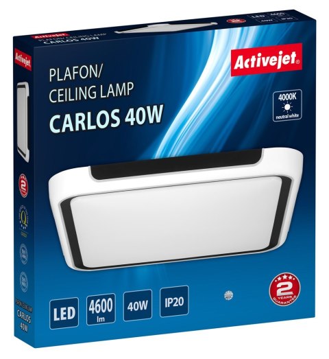 Activejet Plafon LED Activejet AJE-CARLOS 40W