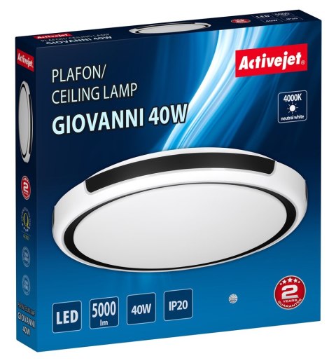 Activejet Plafon LED Activejet AJE-GIOVANNI 40W