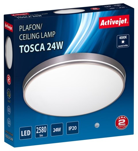 Activejet Plafon LED Activejet AJE-TOSCA 24W Activejet Plafon LED Activejet AJE-TOSCA 24W