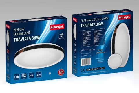 Activejet Plafon LED Activejet AJE-TRAVIATA 36W Activejet Plafon LED Activejet AJE-TRAVIATA 36W