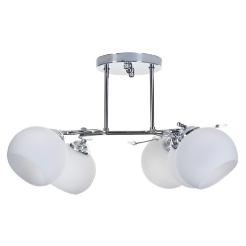Activejet Żyrandol klasyczna lampa sufitowa wisząca Activejet IRMA Nikiel 5xE27 do salonu