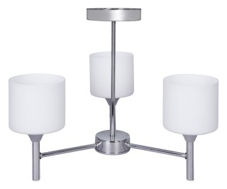 Activejet Żyrandol klasyczna lampa sufitowa wisząca Activejet MIRA Chrom potrójna 3xE27 do salonu