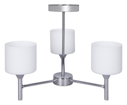 Activejet Żyrandol klasyczna lampa sufitowa wisząca Activejet MIRA Chrom potrójna 3xE27 do salonu Activejet Żyrandol klasyczna lampa sufitowa wisząca Activejet MIRA Chrom potrójna 3xE27 do salonu