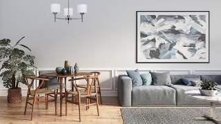 Activejet Żyrandol klasyczna lampa sufitowa wisząca Activejet MIRA Chrom potrójna 3xE27 do salonu