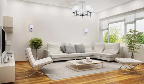 Activejet Żyrandol klasyczna lampa sufitowa wisząca Activejet MIRA Chrom potrójna 3xE27 do salonu Activejet Żyrandol klasyczna lampa sufitowa wisząca Activejet MIRA Chrom potrójna 3xE27 do salonu