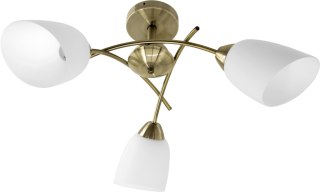 Activejet Żyrandol klasyczna lampa sufitowa wisząca Activejet NIKITA Patyna potrójna 3xE27 do salonu