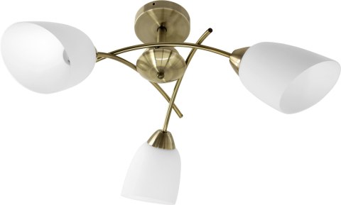 Activejet Żyrandol klasyczna lampa sufitowa wisząca Activejet NIKITA Patyna potrójna 3xE27 do salonu Activejet Żyrandol klasyczna lampa sufitowa wisząca Activejet NIKITA Patyna potrójna 3xE27 do salonu