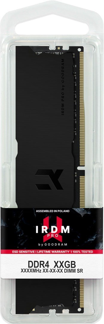 GoodRam GOODRAM DDR4 IRP-K3600D4V64L18S/8G 8GB 3600MHz 18-22-22 Deep Black GoodRam GOODRAM DDR4 IRP-K3600D4V64L18S/8G 8GB 3600MHz 18-22-22 Deep Black