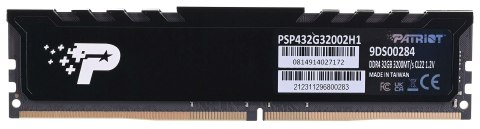 Patriot Memory PATRIOT DDR4 Signature Premium 32GB 3200MHz Patriot Memory PATRIOT DDR4 Signature Premium 32GB 3200MHz